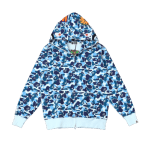 BAPE HOODIE - LIGHT-BLUE