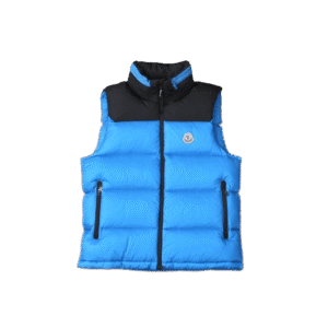 MONCLR GILET - BLACK/BLUE