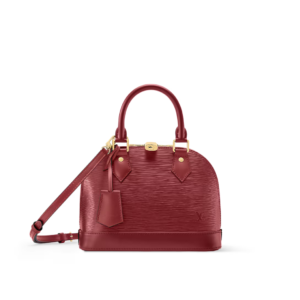 Alma BB Red Monogram Print